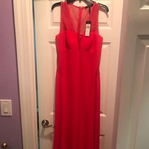 BCBG Red Evening Gown